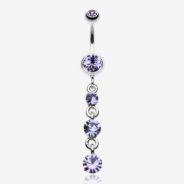 Gems Galore Belly Button Ring-Tanzanite